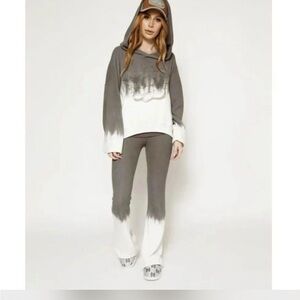 nwt Boys Lie Gray and White Ombre Flare Pants